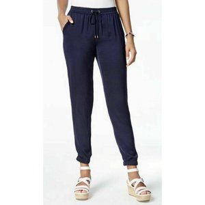 MICHAEL Michael Kors Navy Drawstring Joggers XS